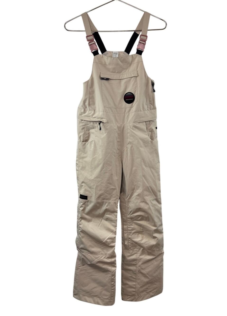 DECATHLON Dreamscape SNB BIB 500 Beige Girls Jumpsuit Salopettes Size 12 NEW